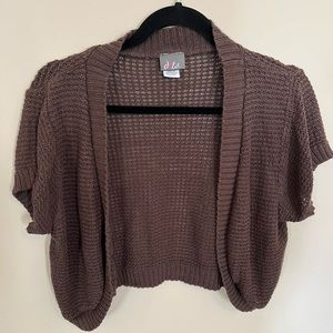 Dots Plus Size Women’s Waffle Knit Short Cardigan